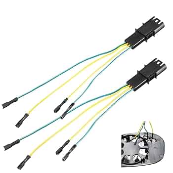 mirrormirror ビスチェE70 ガードルM グローブ WING MIRROR GLASS 4 pins HEATED FOR BMW 5 SERIES GRAN